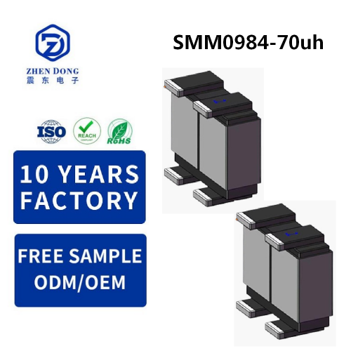 SMM0984-70uH Power Inductor - Multiple Values, Cu-Fe Composite, High Current SMD for Server Coupling